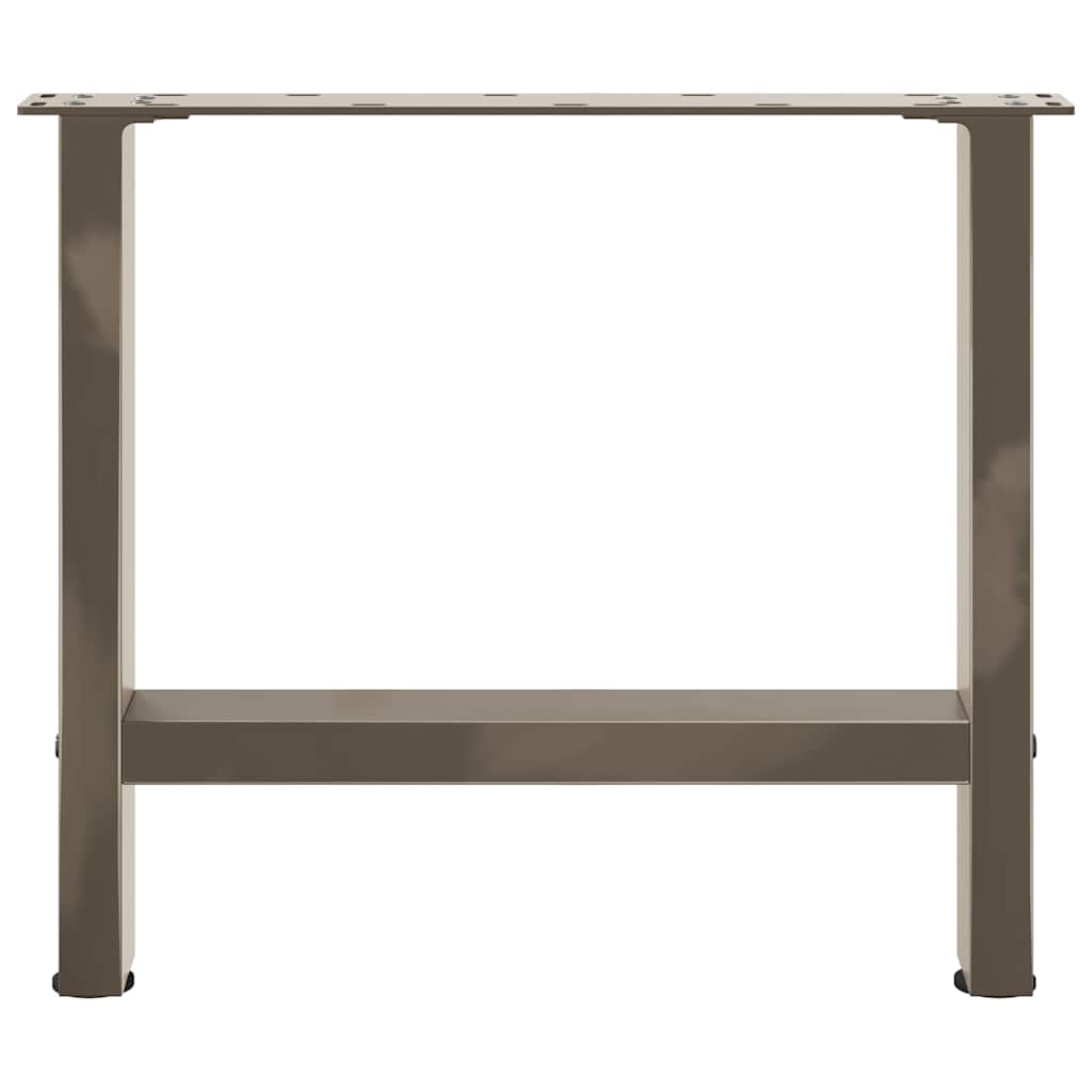 Noge za klub stolić prirodni čelik 2 kom 60 x (42-43) cm čelik