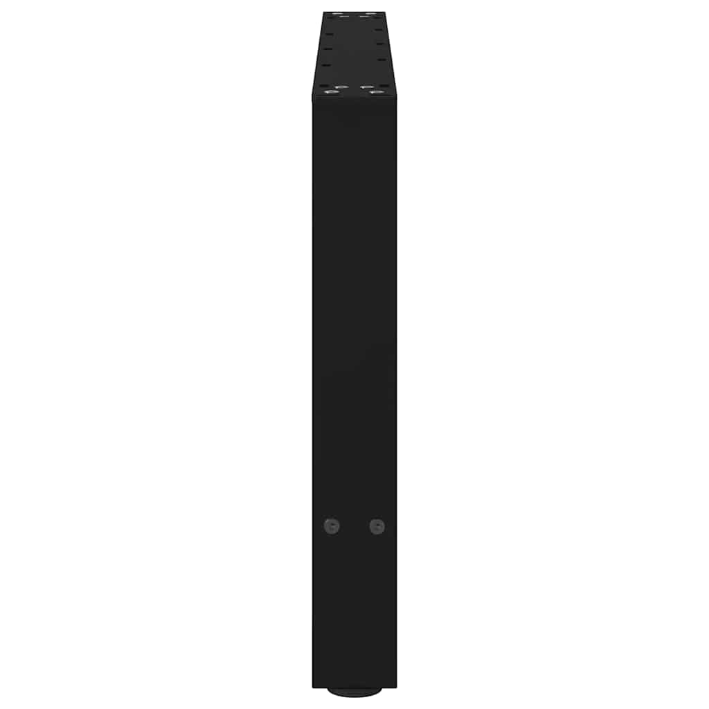 Noge za klub stolić crne 2 kom 70 x (42-43) cm čelik