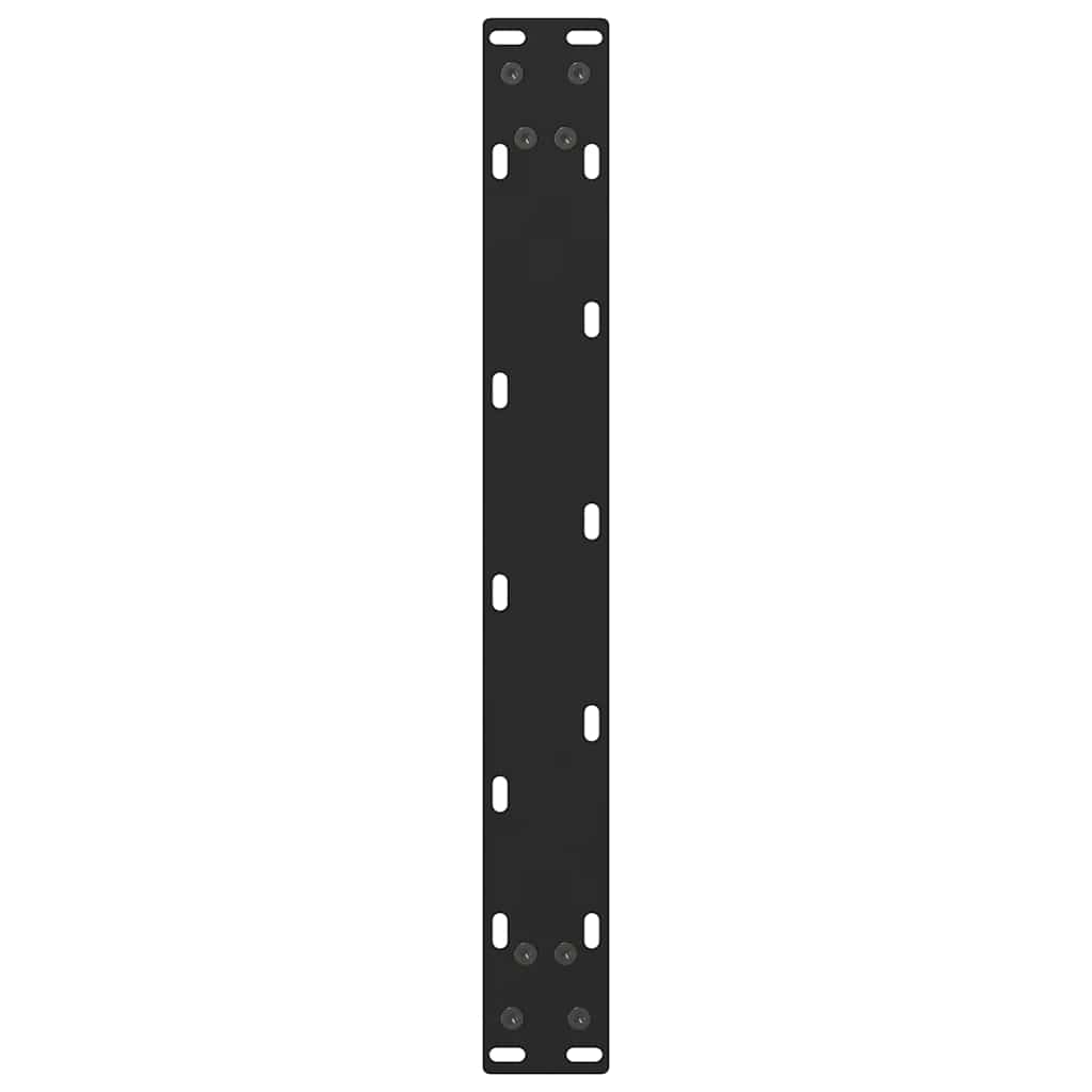 Noge za klub stolić crne 2 kom 70 x (42-43) cm čelik