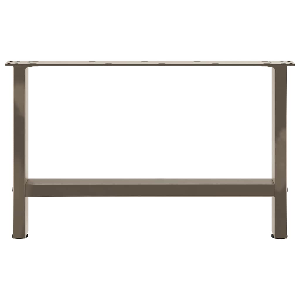 Noge za klub stolić prirodni čelik 2 kom 70 x (42-43) cm čelik