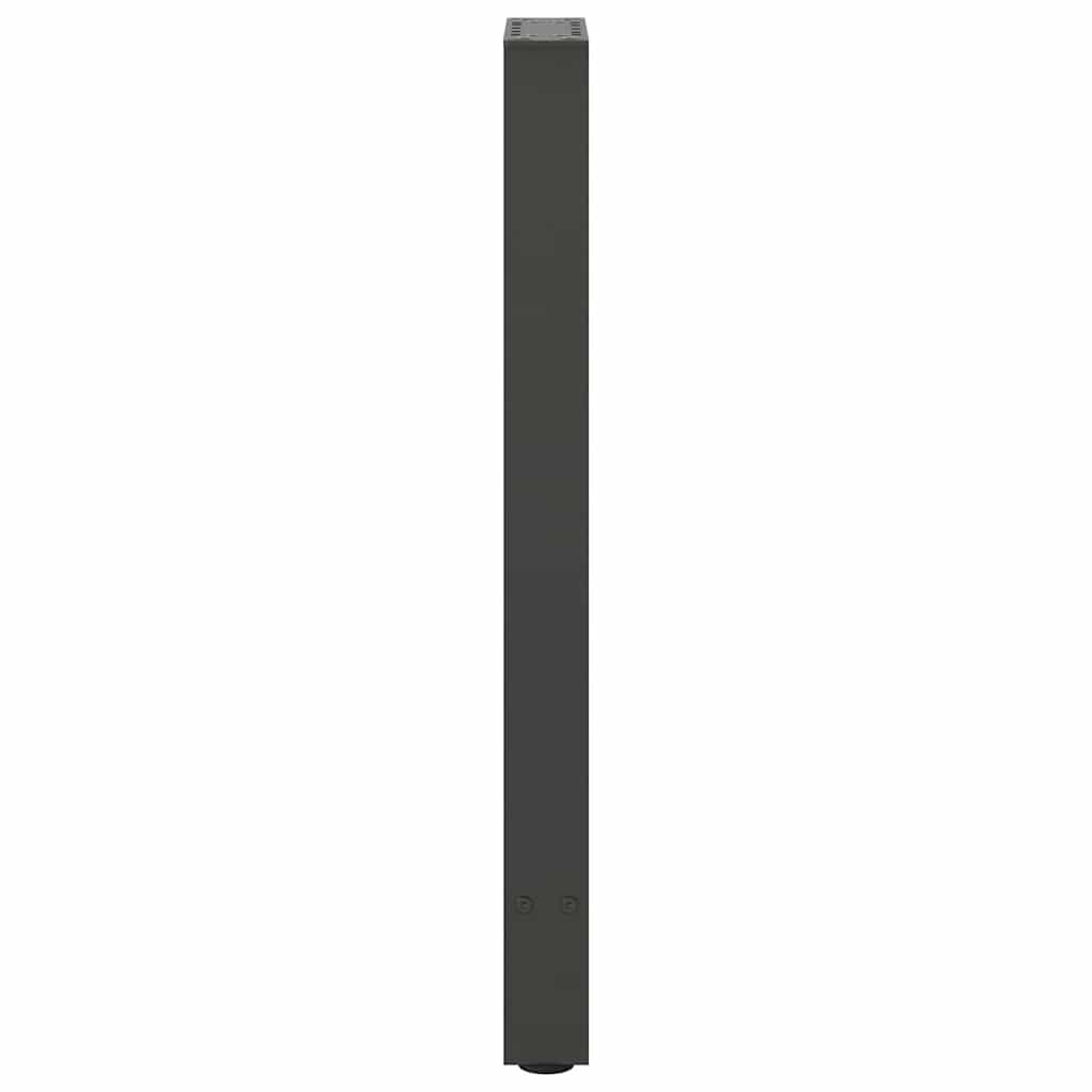 Noge za konzolni stol antracit boje 2 kom 28 x (72-73) cm čelik