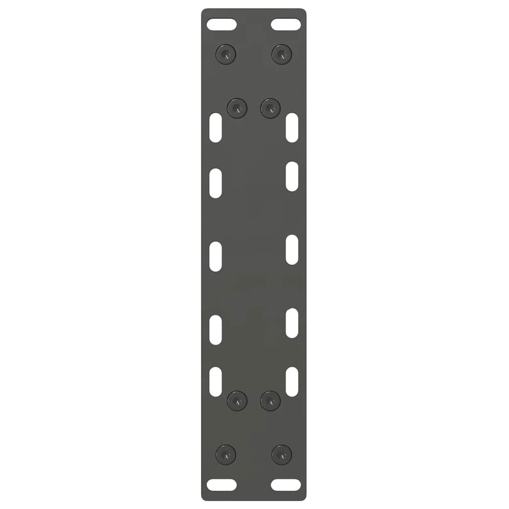 Noge za konzolni stol antracit boje 2 kom 28 x (72-73) cm čelik