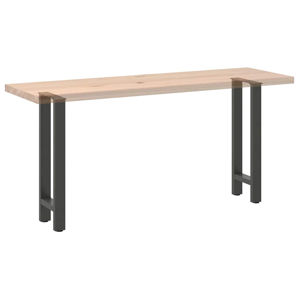 Noge za konzolni stol antracit boje 2 kom 28 x (72-73) cm čelik