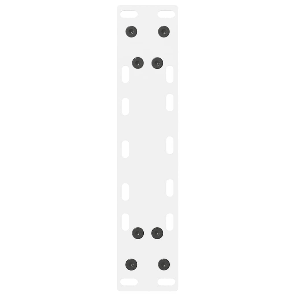 Noge za konzolni stol bijele 2 kom 38 x (72-73) cm čelične