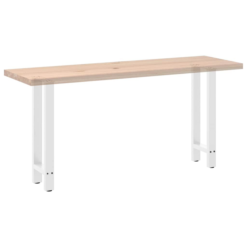 Noge za konzolni stol bijele 2 kom 38 x (72-73) cm čelične