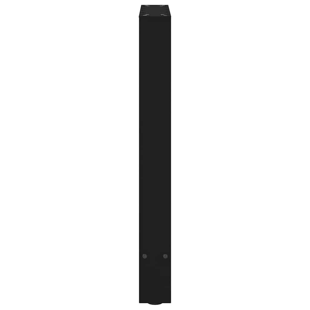 Noge za blagovaonski stol Crne 2 kom 50 x (72-73) cm Čelik