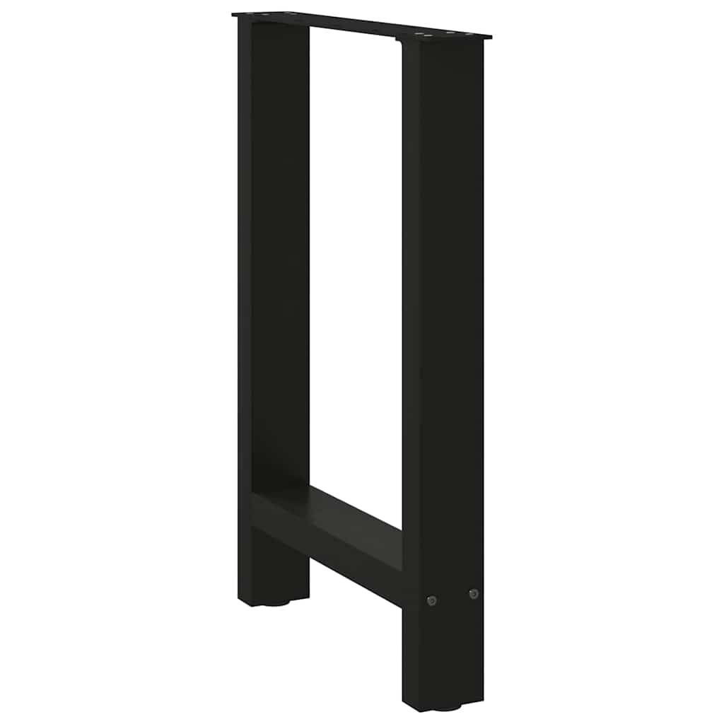 Noge za blagovaonski stol Crne 2 kom 60 x (72-73) cm Čelik