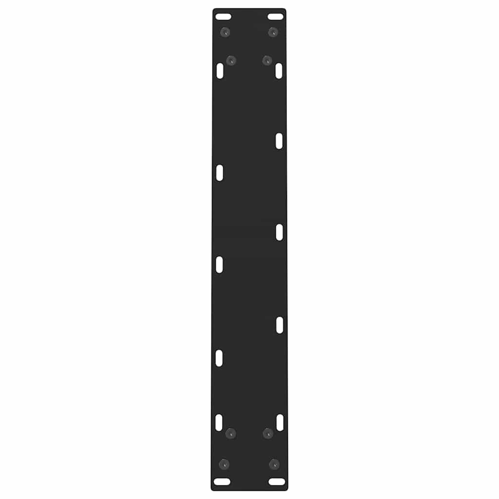 Noge za blagovaonski stol Crne 2 kom 60 x (72-73) cm Čelik