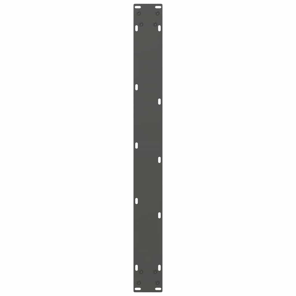 Noge za blagovaonski stol antracit boje 2 kom 70 x (72-73) cm čelik