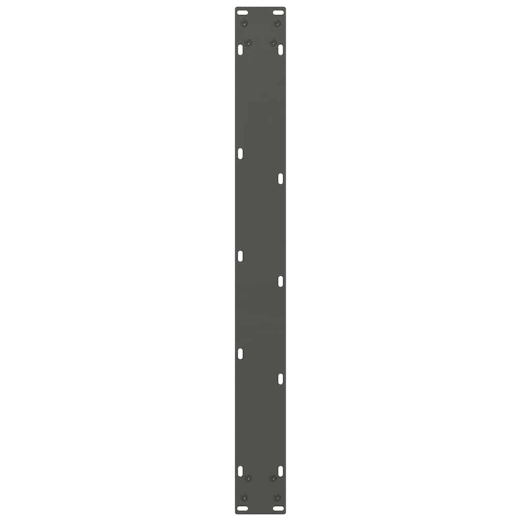 Noge za blagovaonski stol antracit boje 2 kom 80 x (72-73) cm čelik