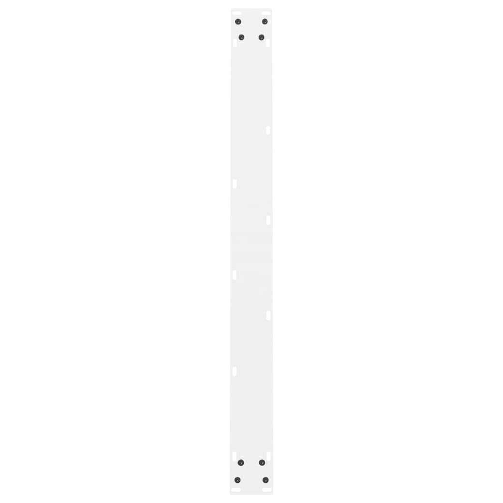 Noge za blagovaonski stol bijele 2 kom 90 x (72-73) cm čelik