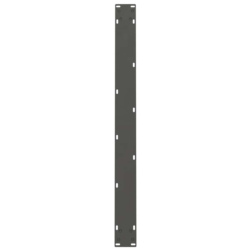 Noge za blagovaonski stol antracit boje 2 kom 90 x (72-73) cm čelik