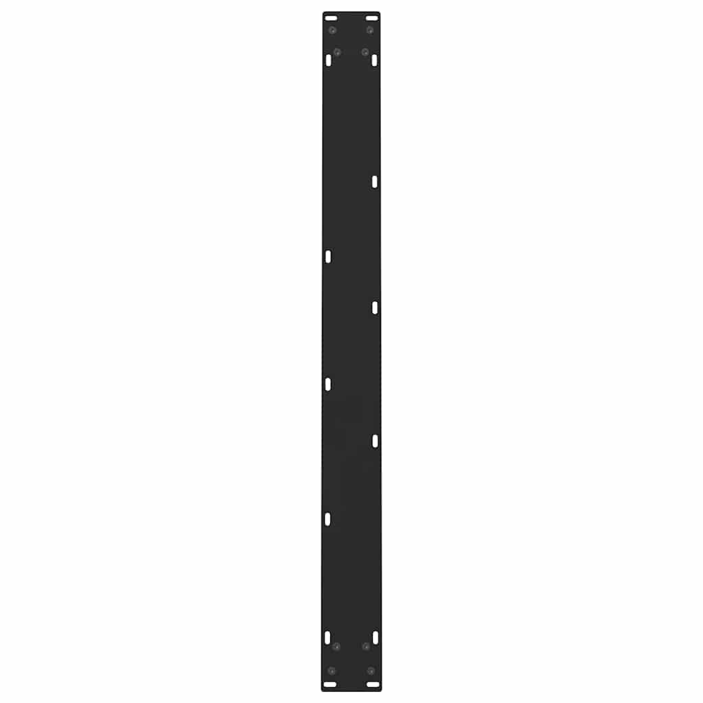 Noge za blagovaonski stol Crne 2 kom 100 x (72-73) cm Čelik