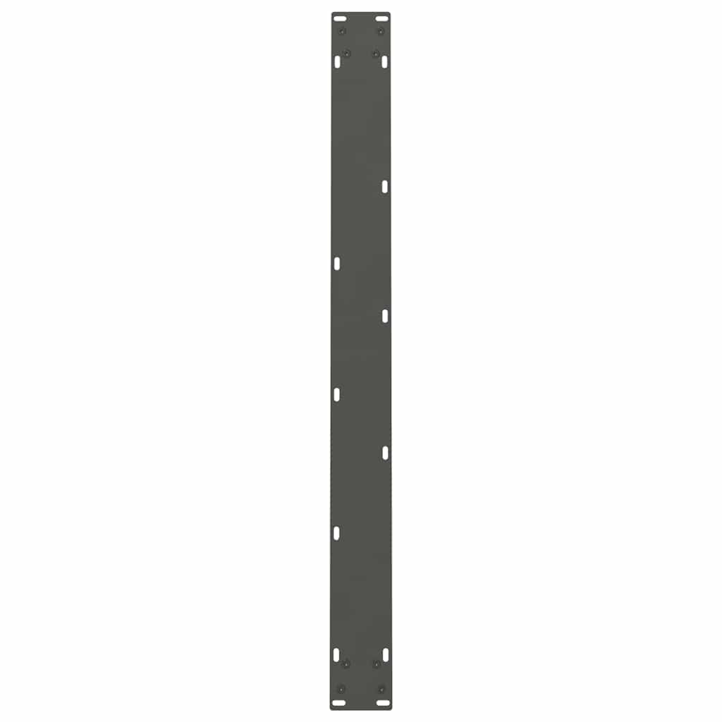 Noge za blagovaonski stol antracit boje 2 kom 100 x (72-73) cm čelik