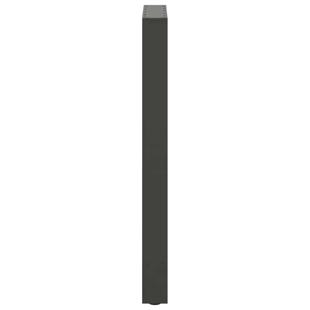 Noge za barski stol antracit boje 2 kom 50 x (90-91) cm čelik