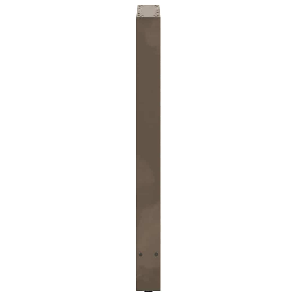 Noge za barski stol Prirodni čelik 2 kom 50 x (90-91) cm Čelik