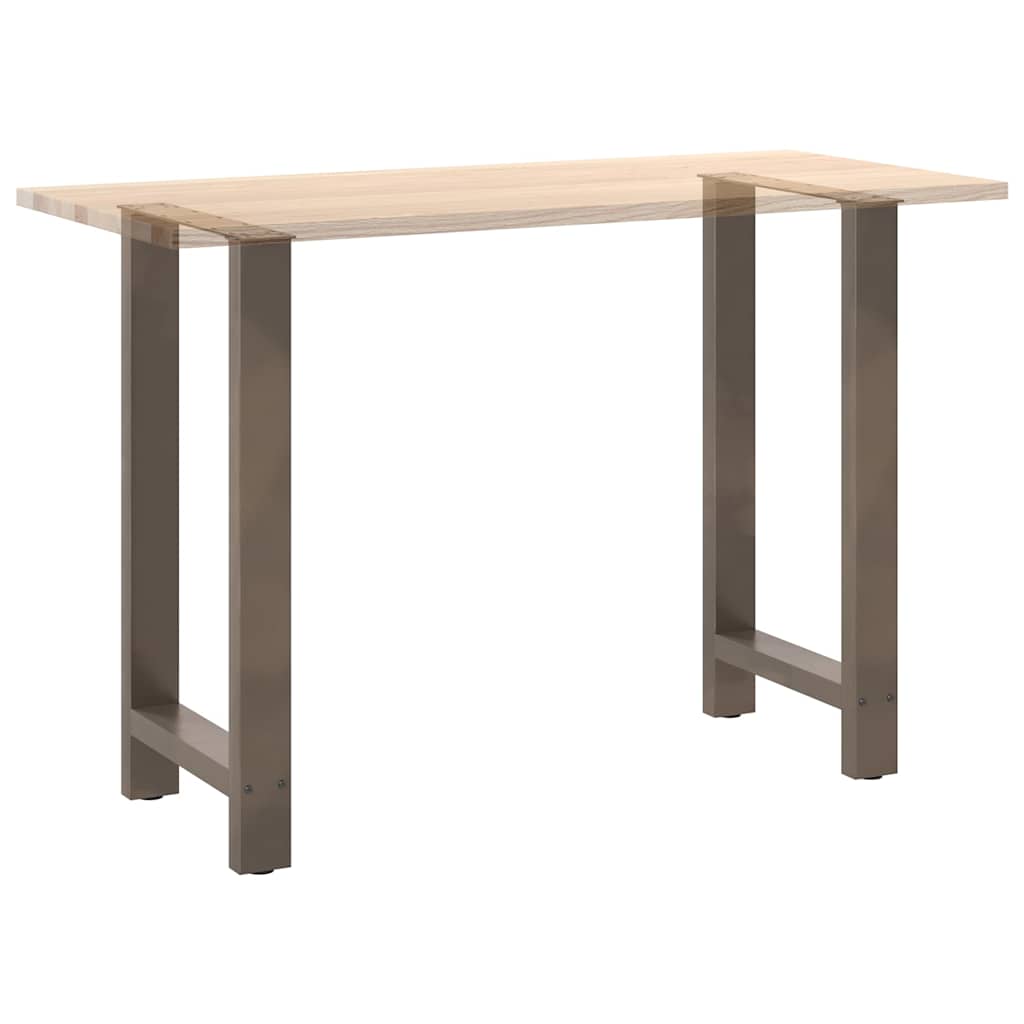 Noge za barski stol Prirodni čelik 2 kom 50 x (90-91) cm Čelik