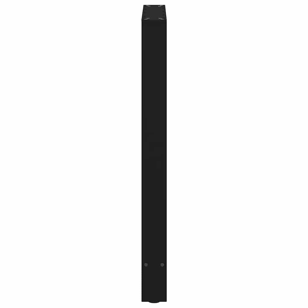 Noge za barski stol Crne 2 kom 60 x (90-91) cm Čelik