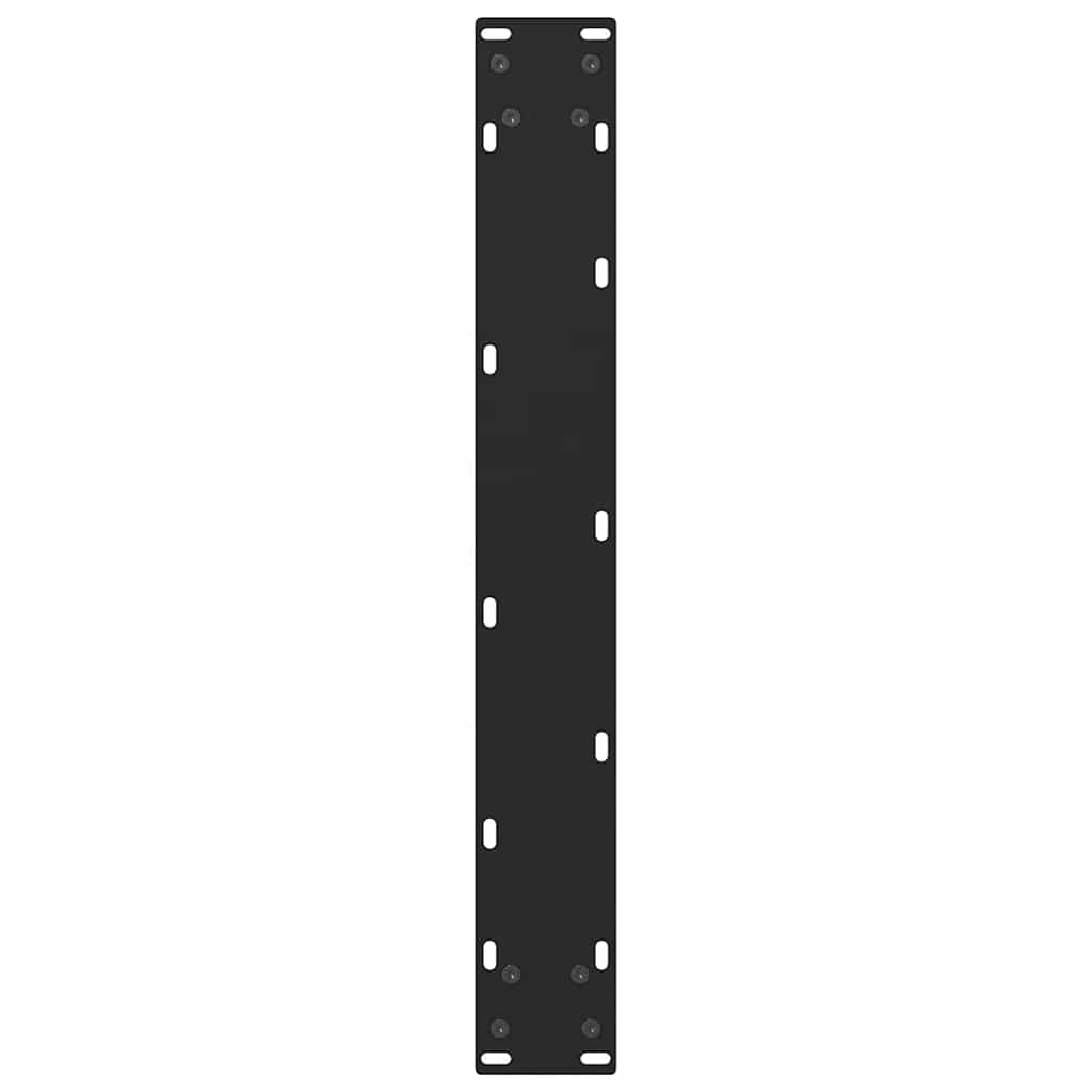Noge za barski stol Crne 2 kom 60 x (90-91) cm Čelik