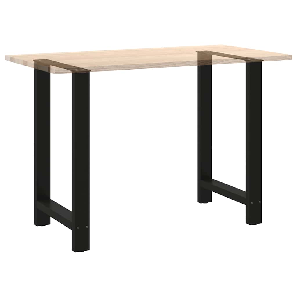 Noge za barski stol Crne 2 kom 60 x (90-91) cm Čelik