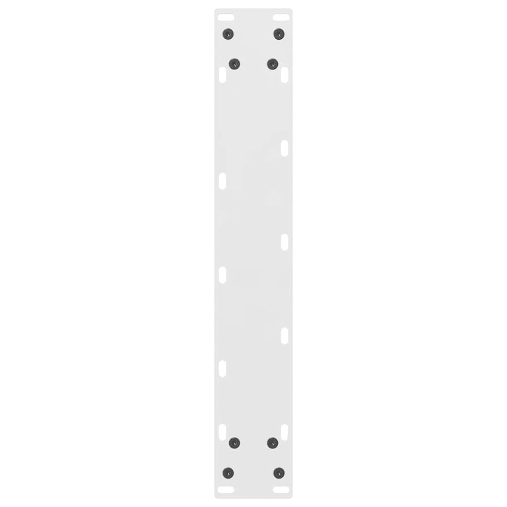 Noge za barski stol Bijele 2 kom 40 x (100-101) cm Čelične