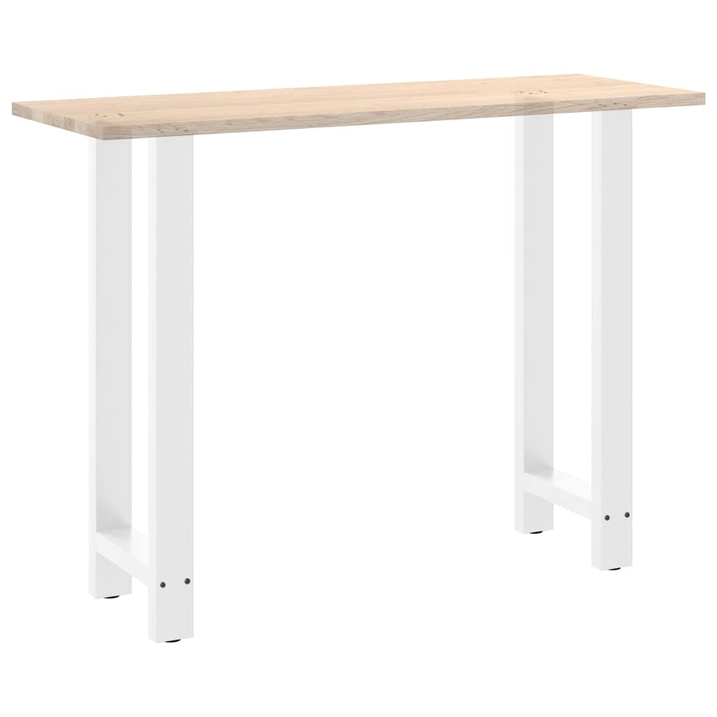 Noge za barski stol Bijele 2 kom 40 x (100-101) cm Čelične
