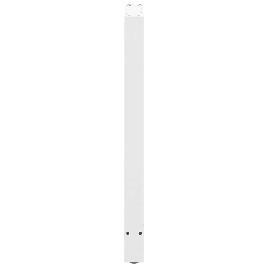 Noge za barski stol Bijele 2 kom 60 x (100-101) cm Čelične