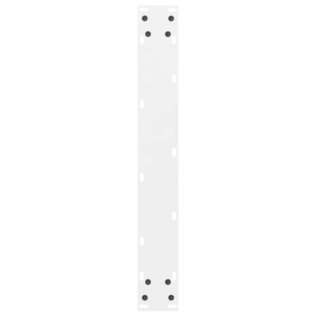 Noge za barski stol Bijele 2 kom 60 x (100-101) cm Čelične