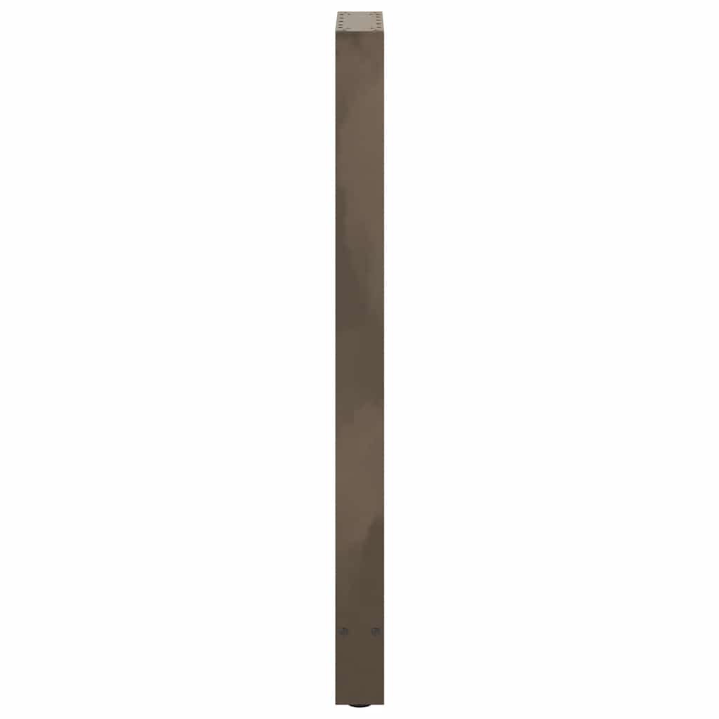 Noge za barski stol Prirodni čelik 2 kom 40 x (110-111) cm Čelik