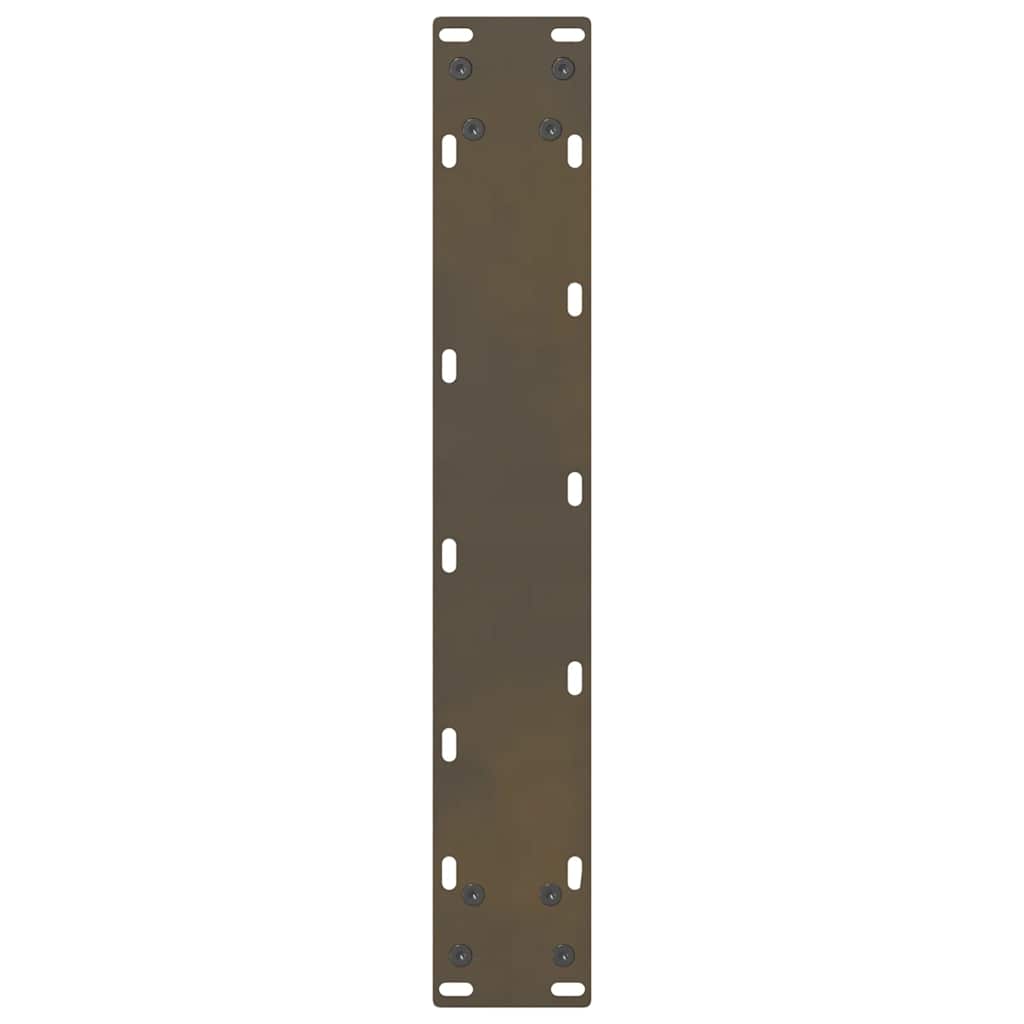 Noge za barski stol Prirodni čelik 2 kom 40 x (110-111) cm Čelik