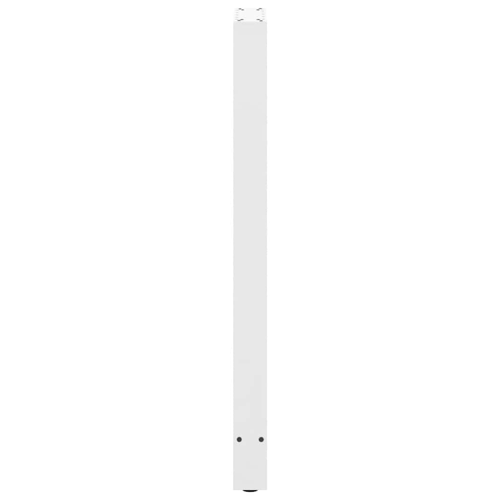 Noge za barski stol Bijele 2 kom 50 x (110-111) cm Čelične