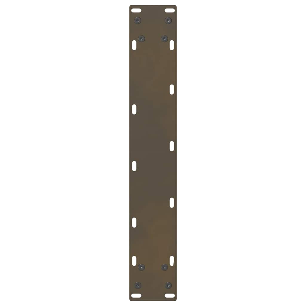 Noge za barski stol Prirodni čelik 2 kom 50 x (110-111) cm Čelik