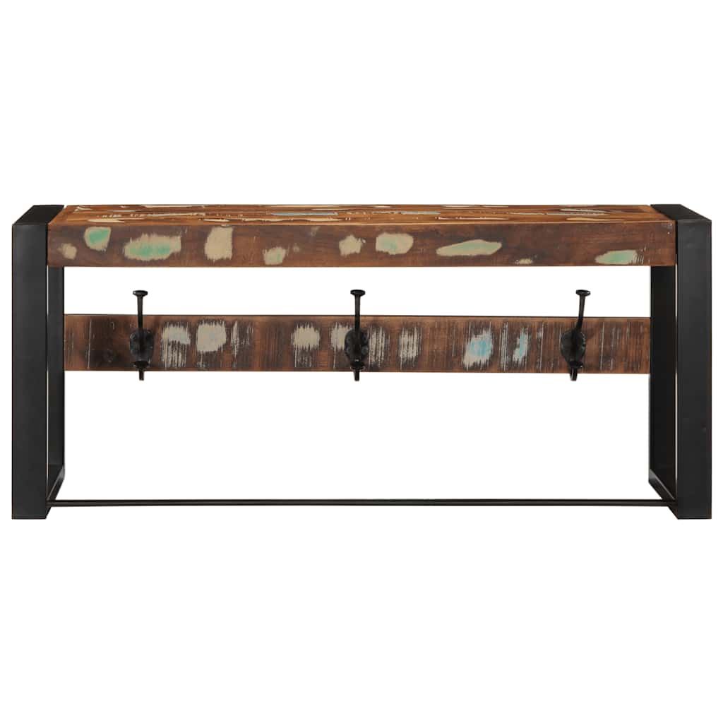 Vješalica za kapute Višebojna 80x35x35 cm Obrađeno puno drvo