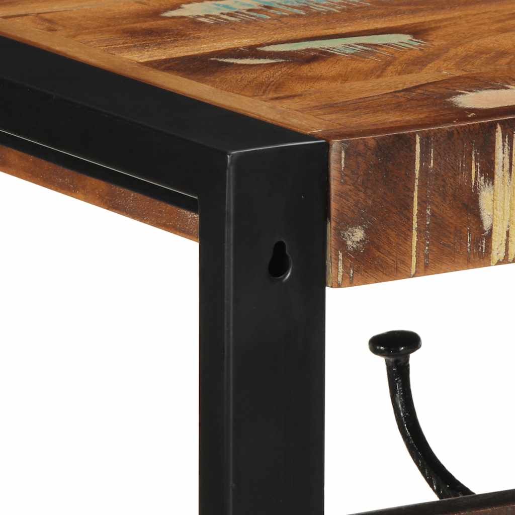 Vješalica za kapute Višebojna 80x35x35 cm Obrađeno puno drvo