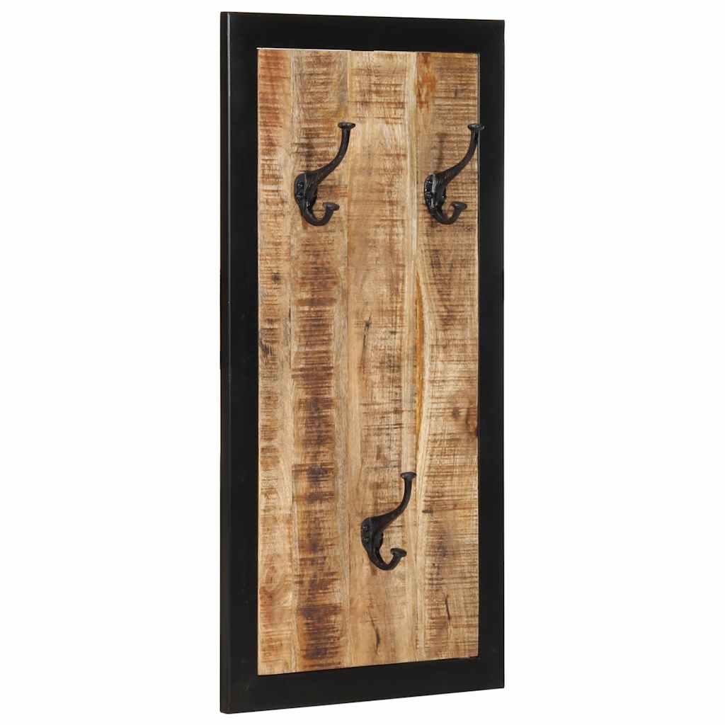 Stalak za kapute 40x2x80 cm Puno grubo drvo Mango