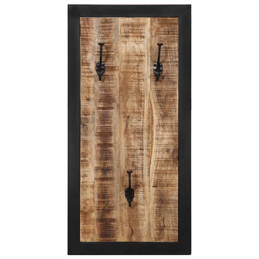Stalak za kapute 40x2x80 cm Puno grubo drvo Mango