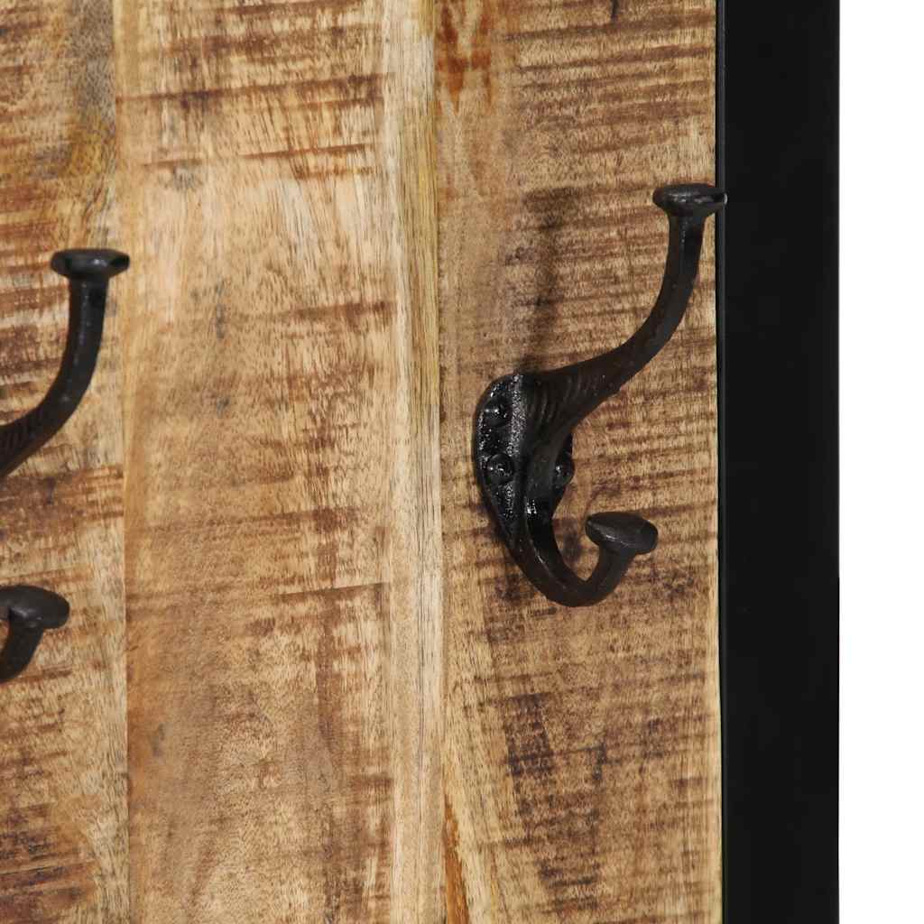 Stalak za kapute 40x2x80 cm Puno grubo drvo Mango