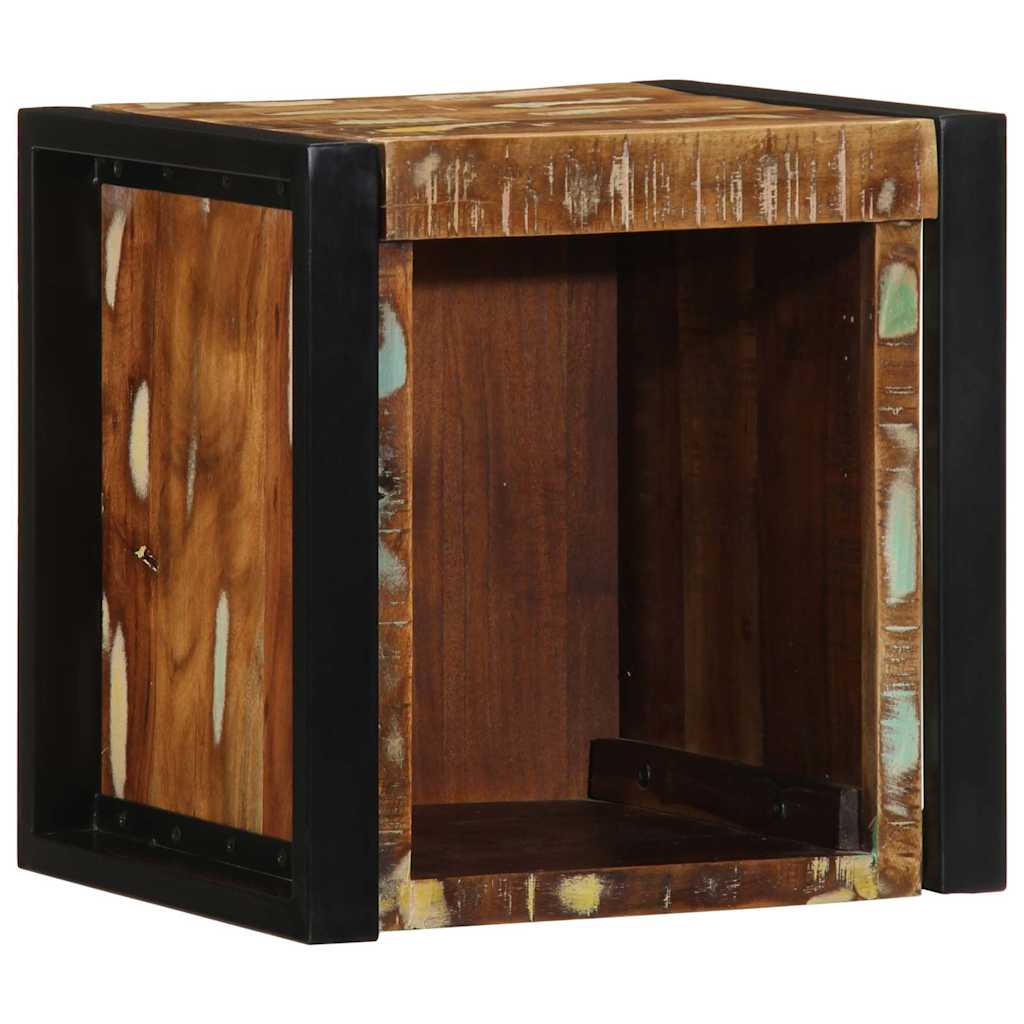 Noćni ormarić Višebojni 40x35x40 cm Obrađeno puno drvo