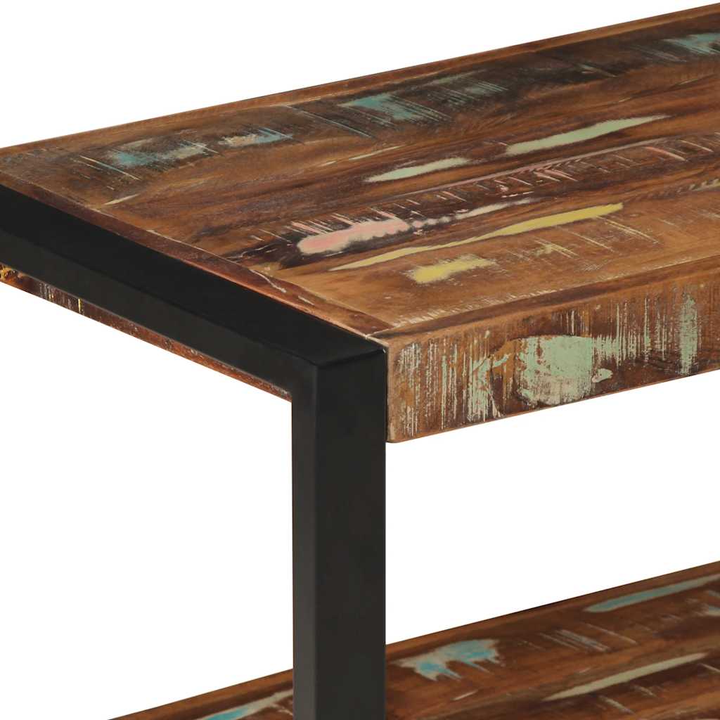 Stalak za odjeću Višebojni 80x40x190 cm puno drvo obrađeno