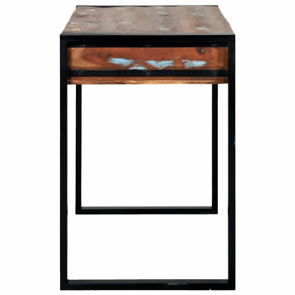 Toaletni stol Šareni 100 x 50 x 75 cm Čvrsto drvo iz reciklaže