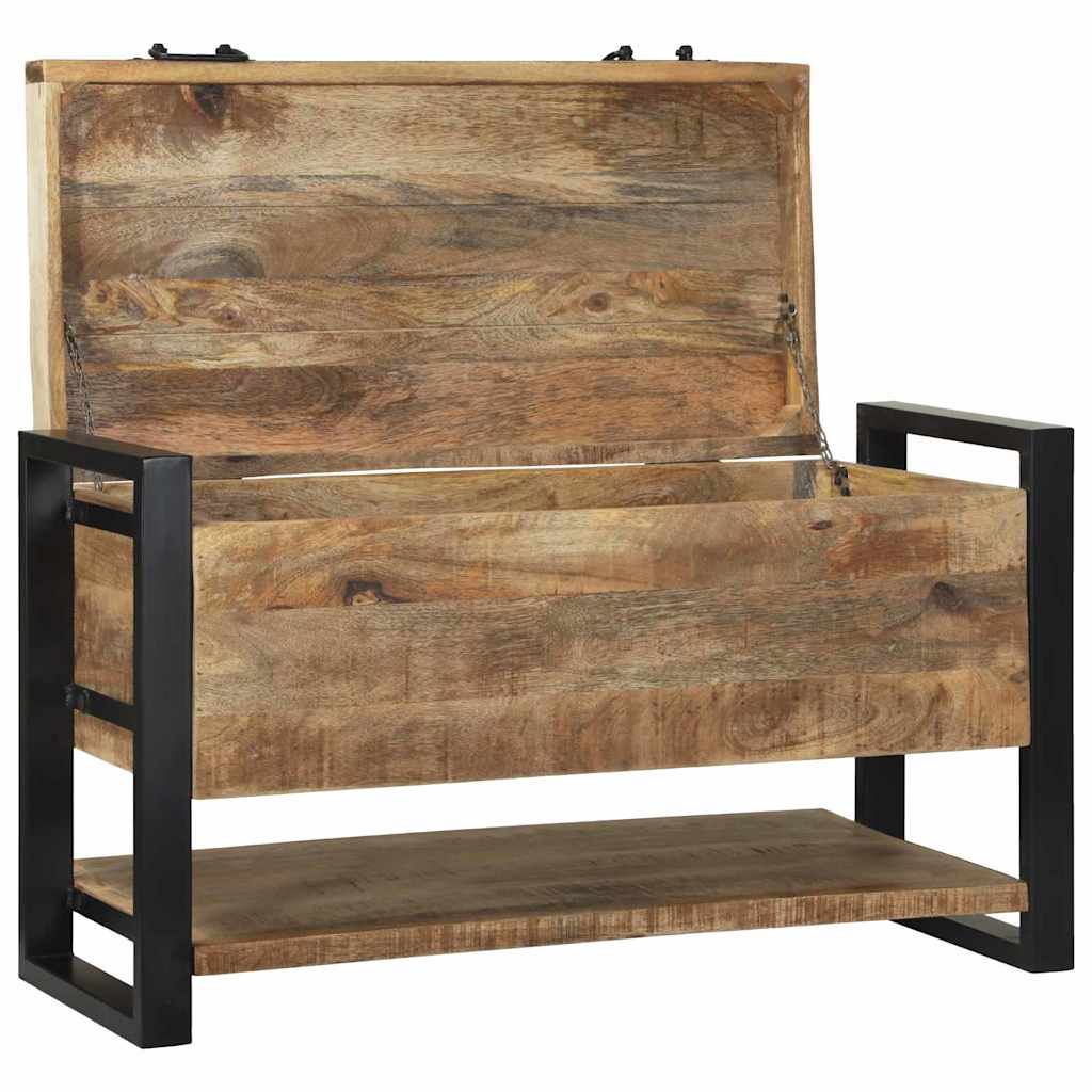 Kutija za spremanje Smeđa 80 x 35 x 45 cm Čvrsto drvo manga