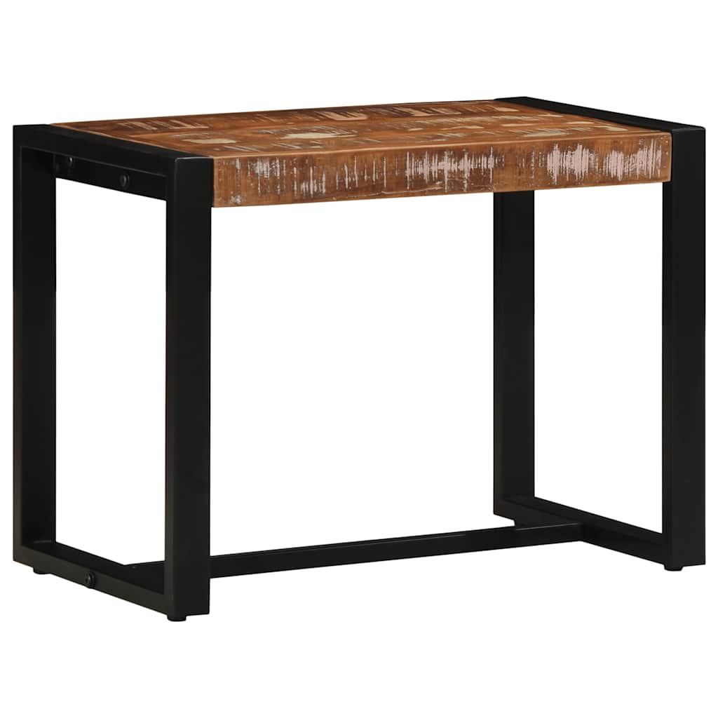 Klupa višebojna 60x35x45 cm Masivno reciklirano drvo