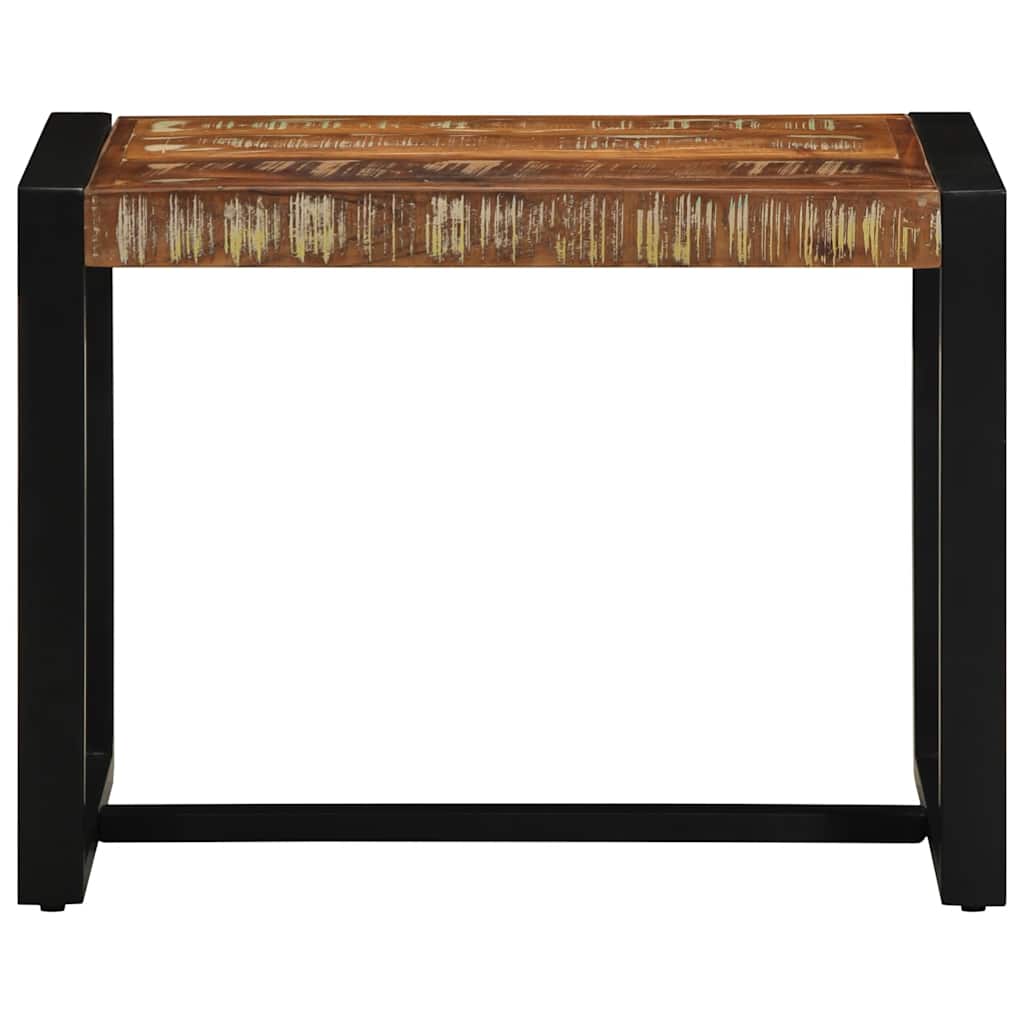 Klupa višebojna 60x35x45 cm Masivno reciklirano drvo
