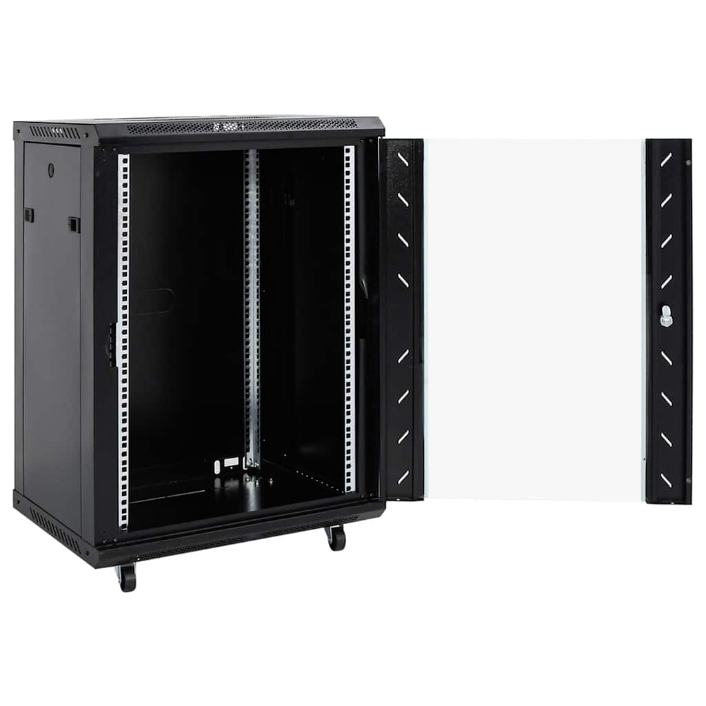 Komunikacijski ormarić 15U 19" IP20 crni 60 x 45 x 86 cm