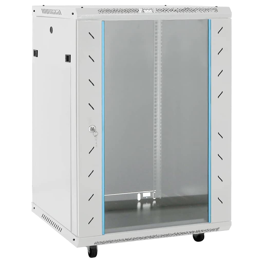 Komunikacijski ormarić 15U 19" IP20 sivi 60 x 45 x 86 cm