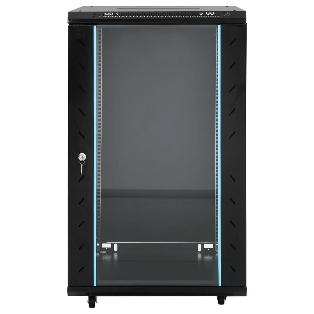 Komunikacijski ormarić 18U 19" IP20 crni 60 x 60 x 100 cm