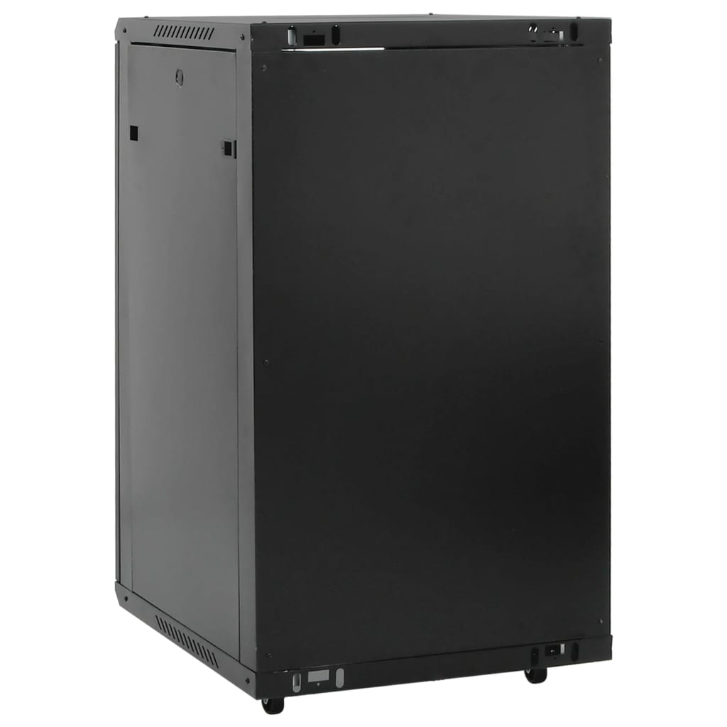 Komunikacijski ormarić 18U 19" IP20 crni 60 x 60 x 100 cm