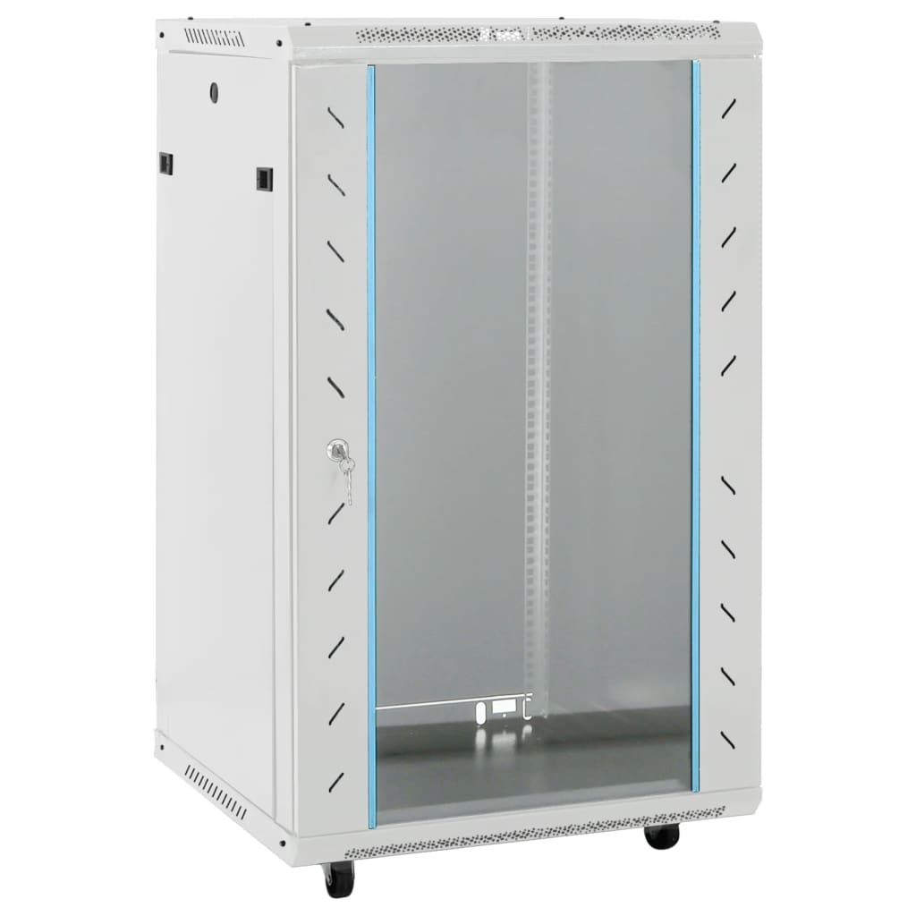 Komunikacijski ormarić 18U 19" IP20 sivi 60 x 60 x 100 cm