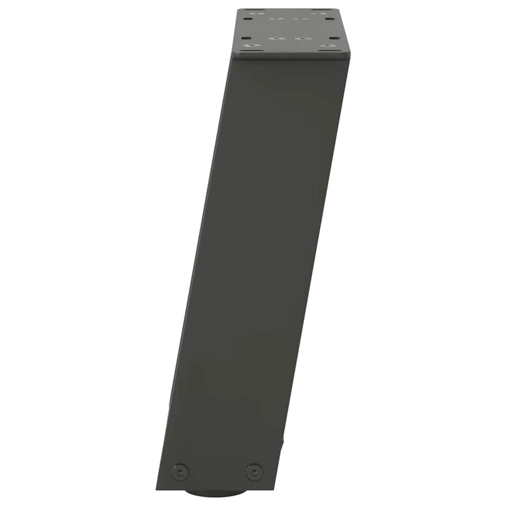 Noge za klub stolić U-oblik 2 kom antracit 30 x (30-31) cm čelik