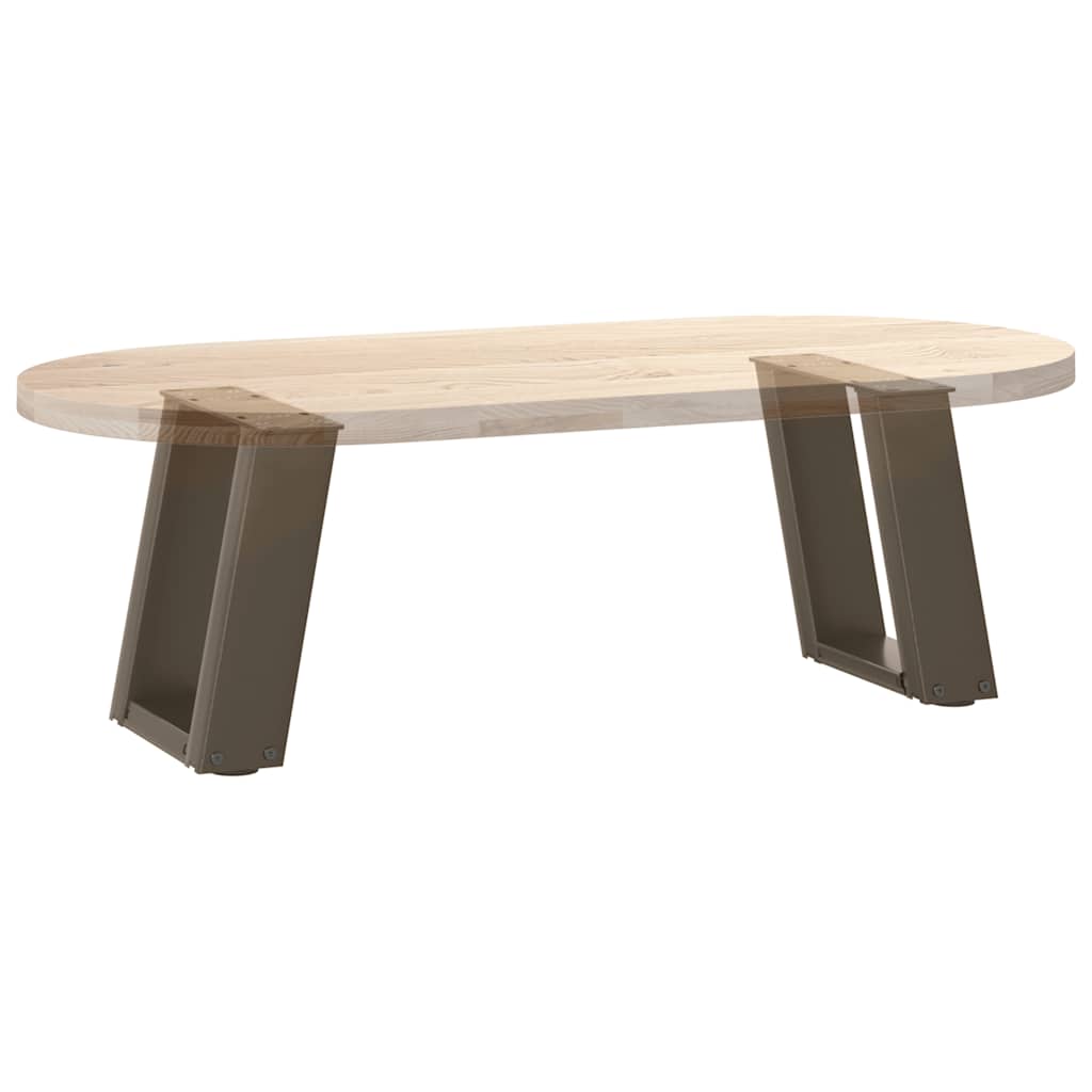 Noge za klub stolić U-oblik 2 kom Prirodni čelik 30 x (30-31) cm Čelik